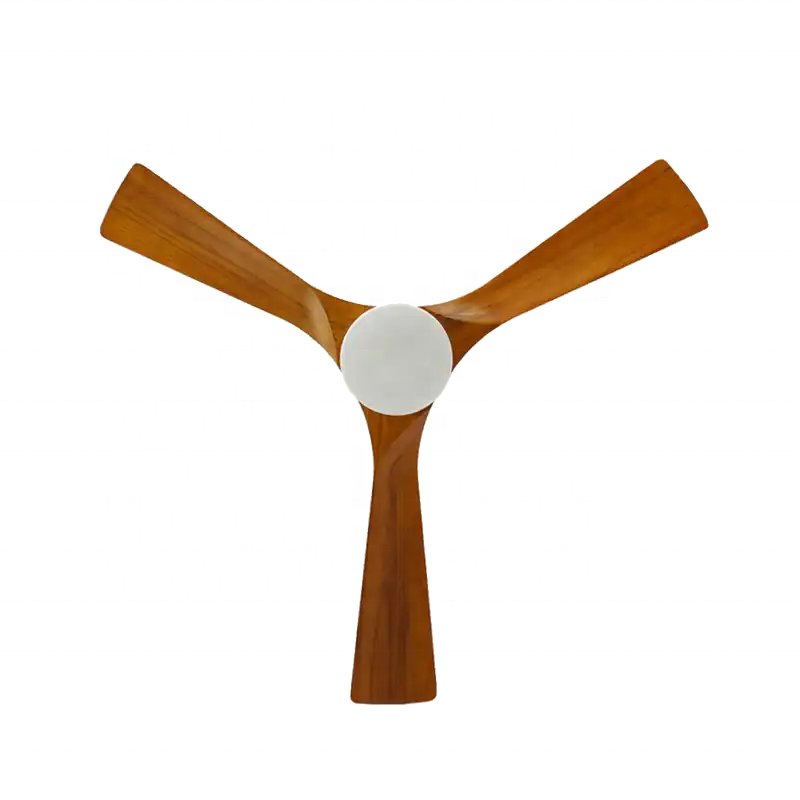 6 Speeds 3 Solid Wood Ceiling Fan With Led Lights Reversible Dc Motor Remote Ceiling Fan Lights