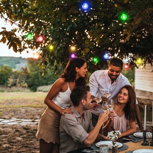 Decoration Led String Lights With Plug Solar Powered Led Light Ceiling Smart Outdoor RGB Led String Lights