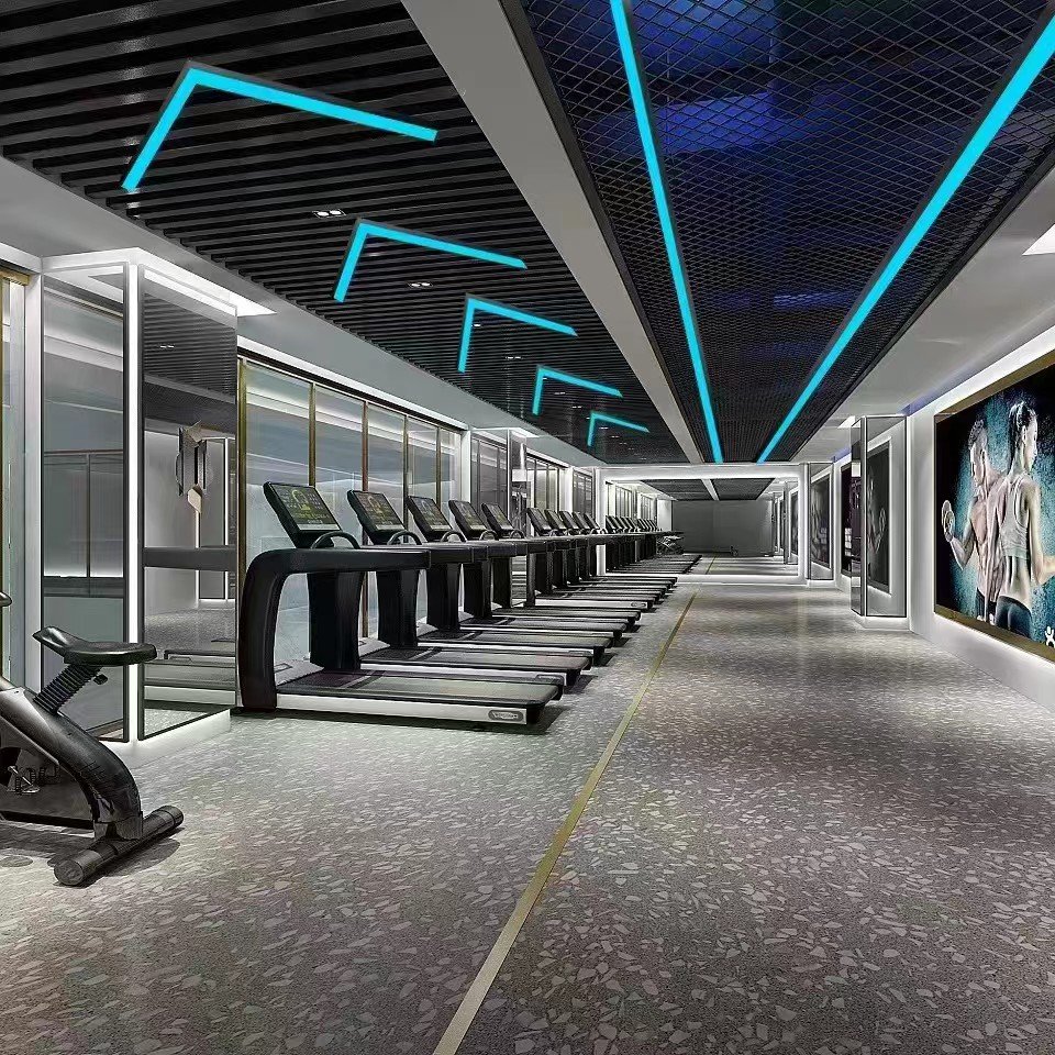 New Product Seamless Splice Linear Light Commercial Lamp Led Strip Light Ceiling Light For Gym Office Shopping Mall