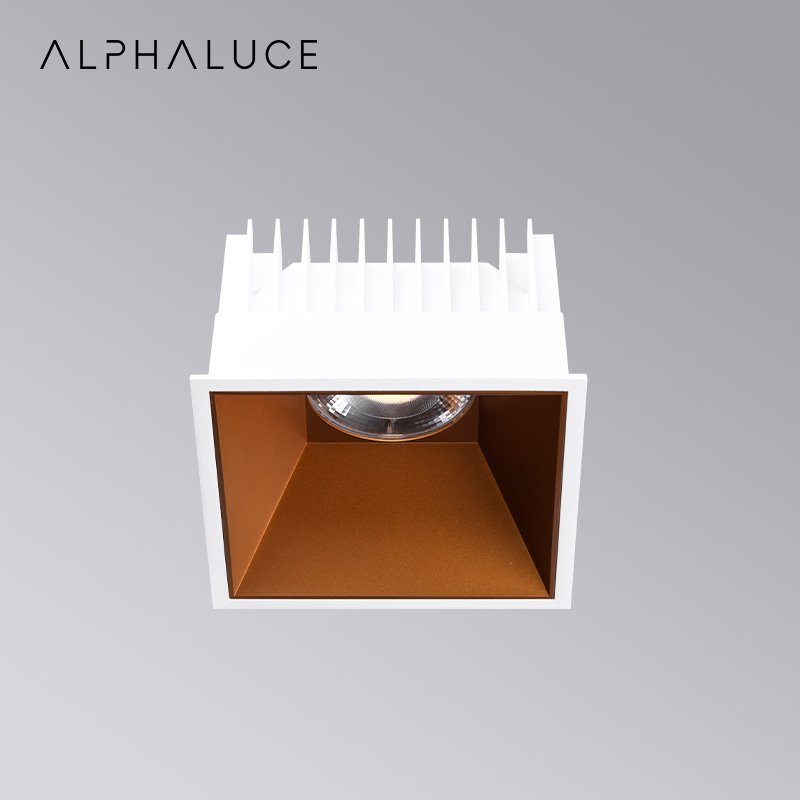 Alphalighting 33W Square Waterproof Downlight Dimmable Ceiling Recessed Light Led Down Light For Project