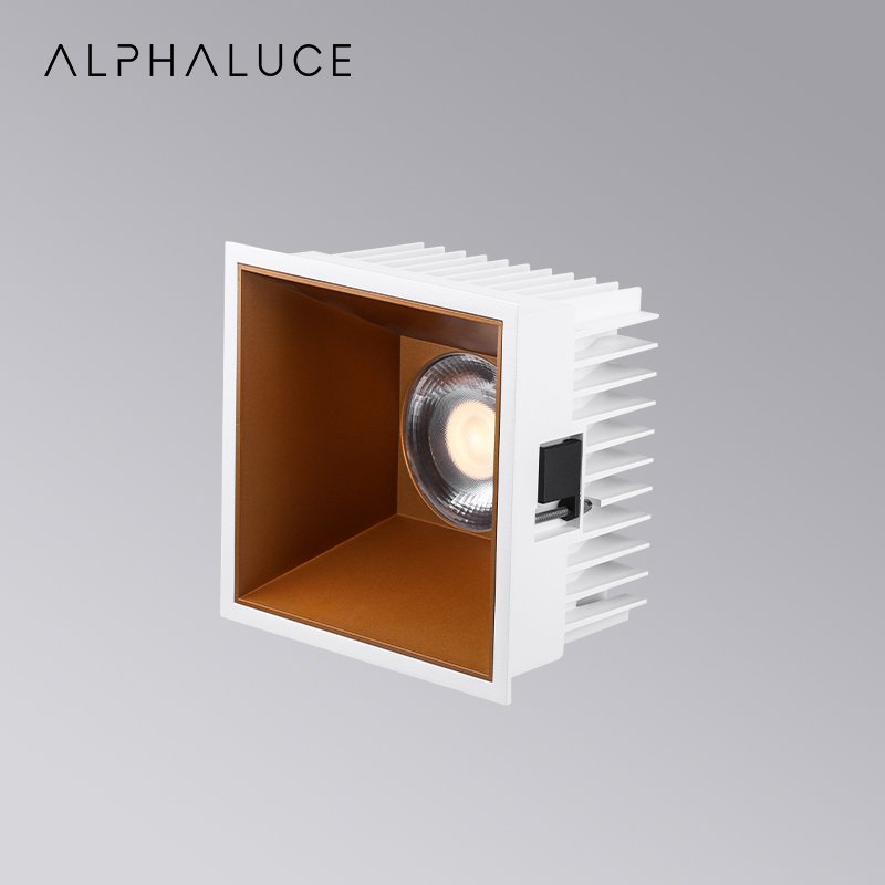 Alphalighting 33W Square Waterproof Downlight Dimmable Ceiling Recessed Light Led Down Light For Project