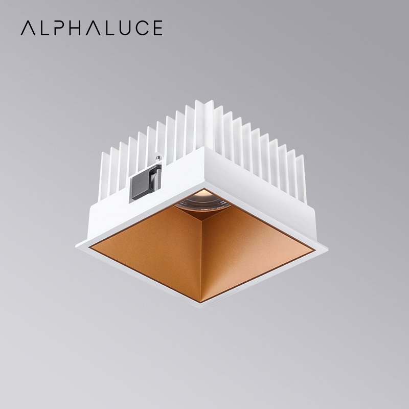 Alphalighting 33W Square Waterproof Downlight Dimmable Ceiling Recessed Light Led Down Light For Project