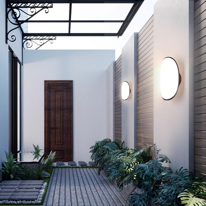 Indoor outdoor Wall lighting Damp-waterproof Surface ceiling Led Bulkhead Luminaire IP65 20W Square outdoor Wall Lamp