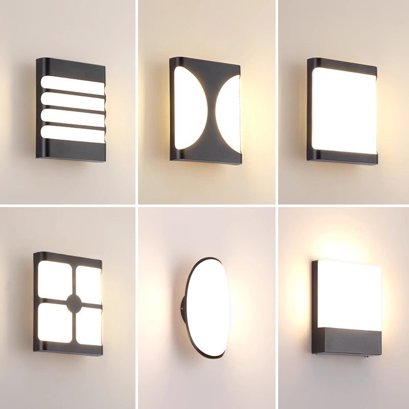 Indoor outdoor Wall lighting Damp-waterproof Surface ceiling Led Bulkhead Luminaire IP65 20W Square outdoor Wall Lamp