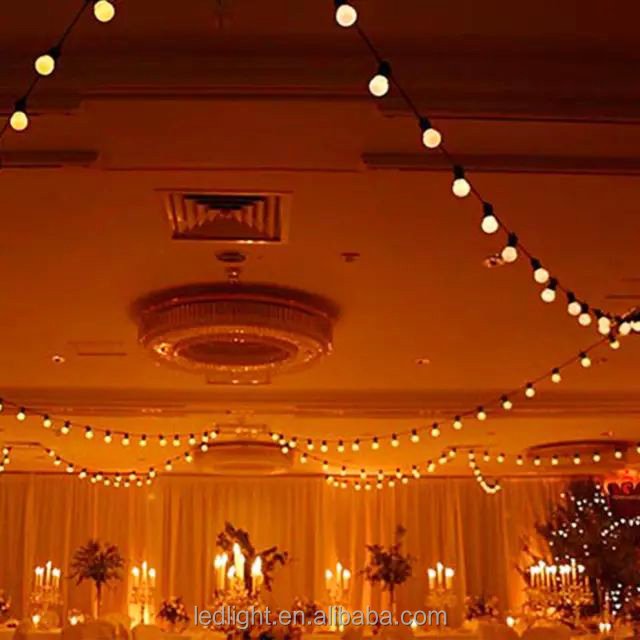 PVC Flat wire led string lights outdoor IP65 E27 LED belt light for Christmas decoration holiday string lighting