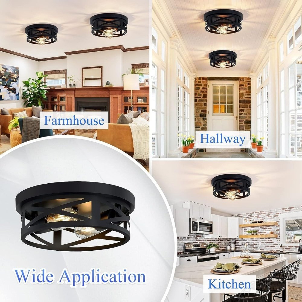Modern Outdoor Suspension Pendant Light Aluminum E27 40w Waterproof Ceiling Chandelier Hanging Glass Lamp For Balcony Corridor