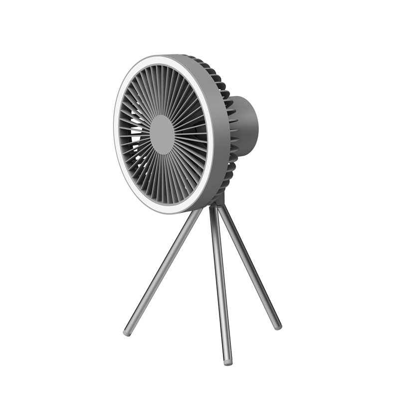 Camping Outdoor Multifunctional Fan Portable Lighting Ceiling Fan USB Tripod Electric Fan
