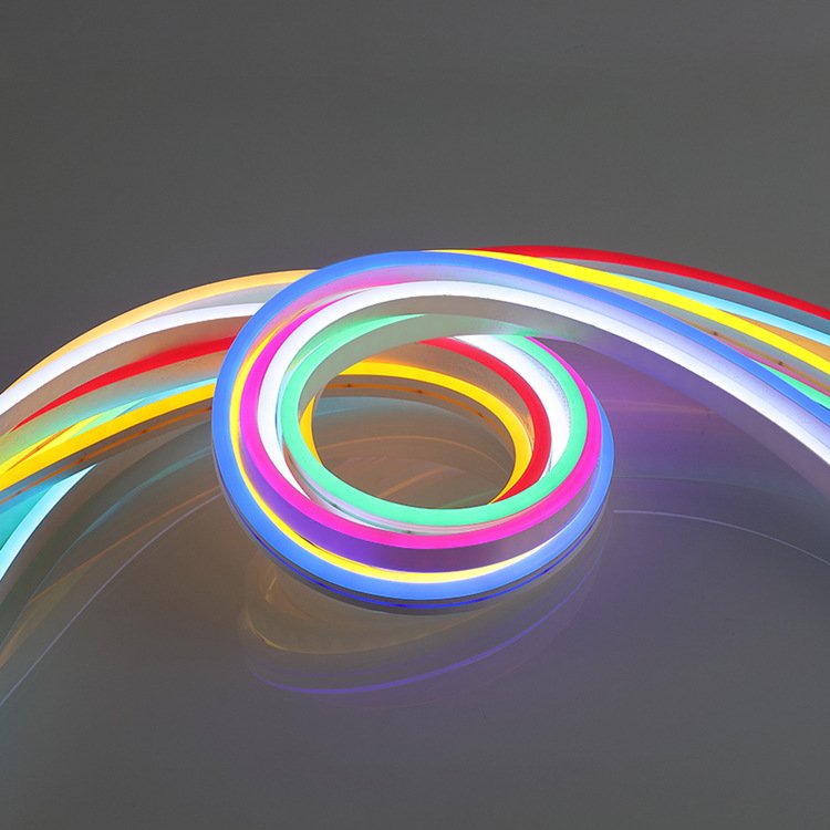 Silicone Neon Rope Light With Decorative Soft Light Strip Outdoor Waterproof Blue Led Neon Flexible Strip Light 12v