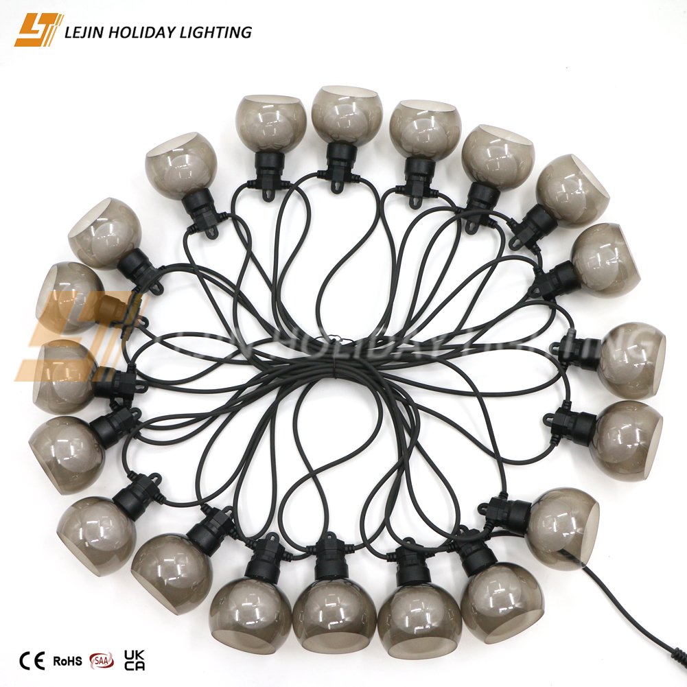 Outdoor camping festoon light waterproof tent ceiling decorative light string camping light with led ball