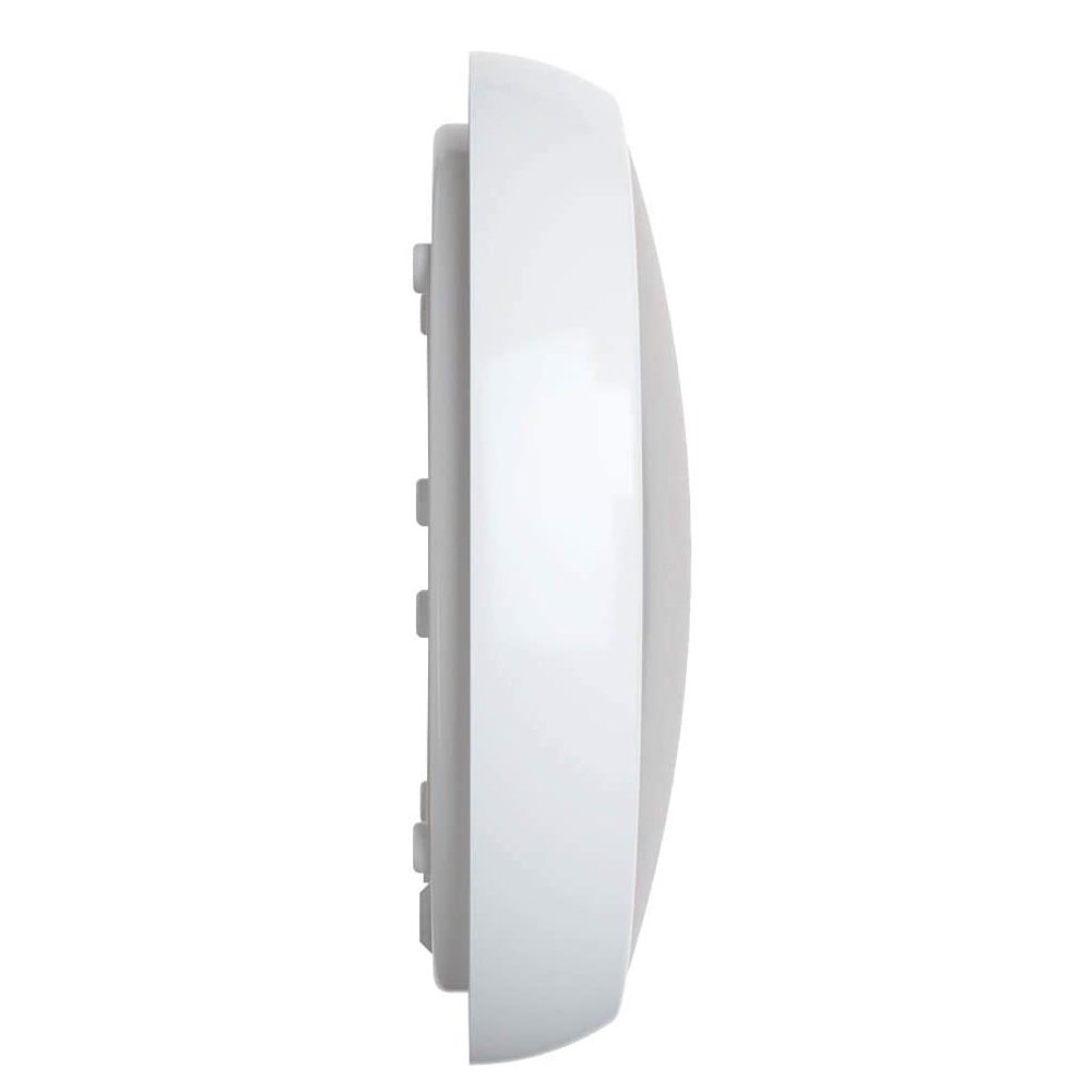 White 4000K 14W LED IP54 Flush Wall Ceiling Round Bathroom Dome Bulkhead Light Fitting for Indoor, Outdoor,Office, Hallway