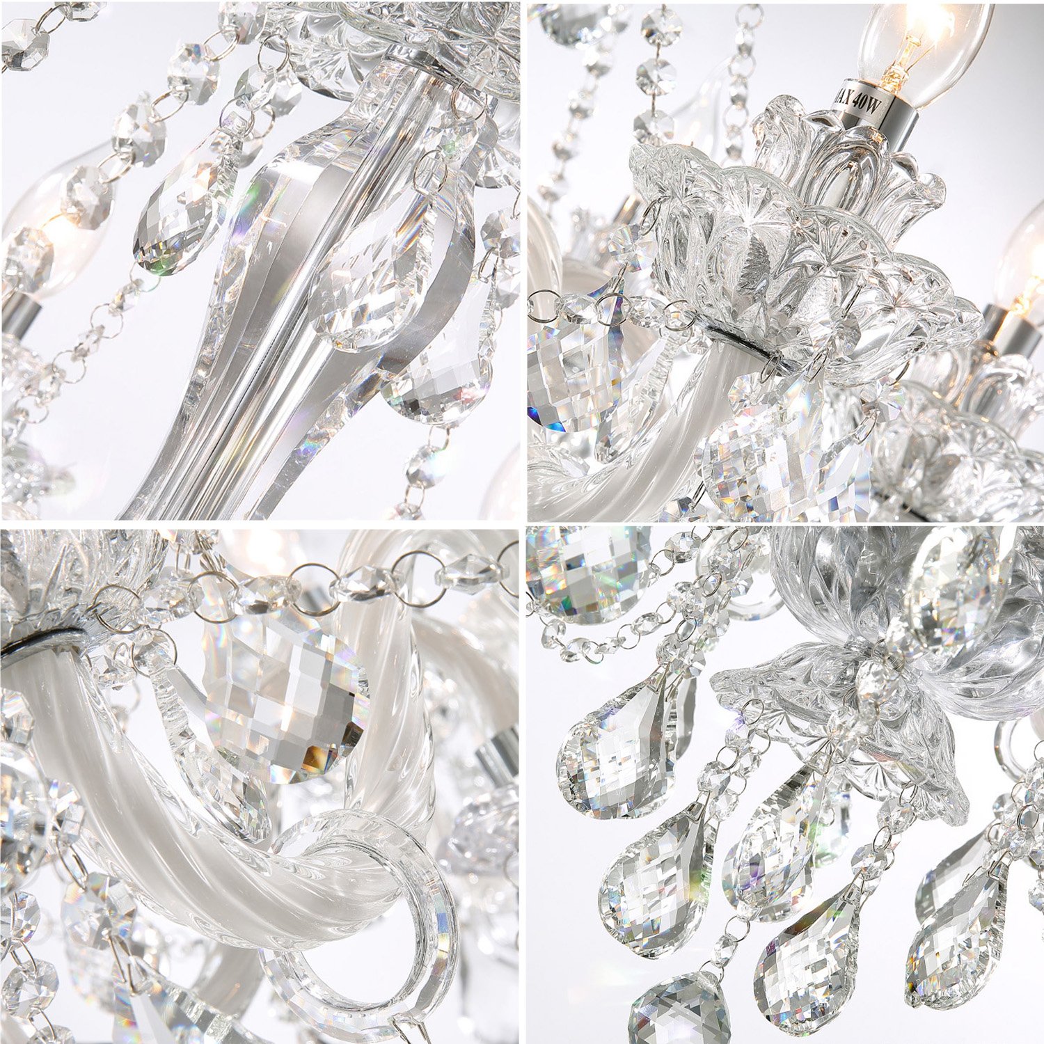 chandelier contemporary classic designer bedroom living room glass outdoor hanging chandelier light luxury modern for home