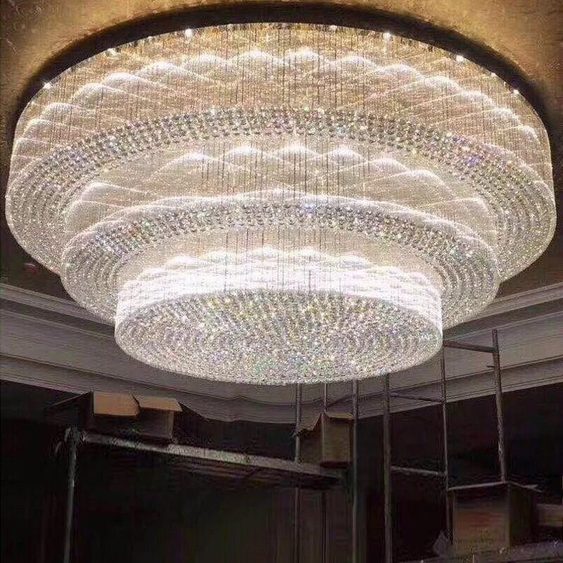 ceiling lights chandeliers modern custom large wedding led crystal chandelier lighting banquet chandeliers ceiling light
