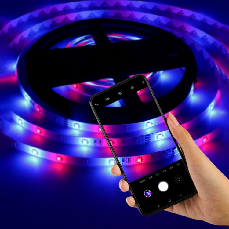 Decorative 2835 5050 Wheel Light Strips RGB 220V 12V Smart RGBW Silicone Led Strip Neon Outdoor Strip Light for Ceiling