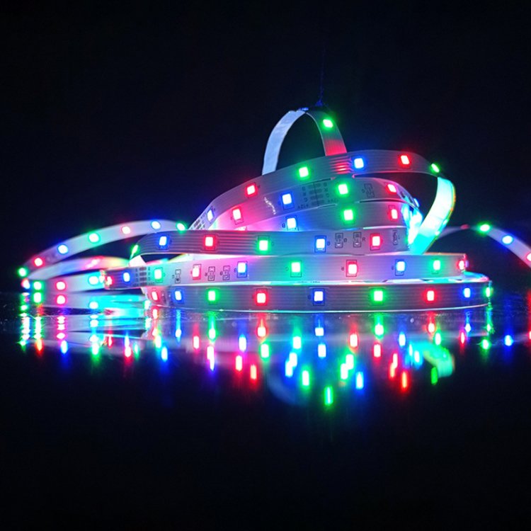 Decorative 2835 5050 Wheel Light Strips RGB 220V 12V Smart RGBW Silicone Led Strip Neon Outdoor Strip Light for Ceiling
