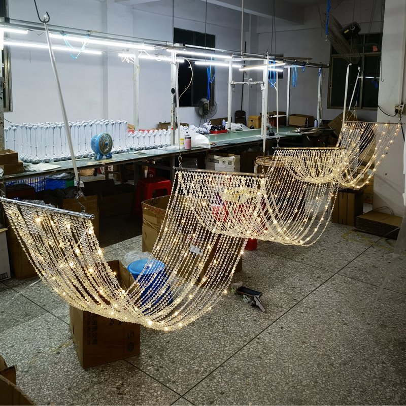 LT230103 wedding christmas decoration Outdoor Christmas LED String Lights 10m Acrylic String Lights with Durable LED Light