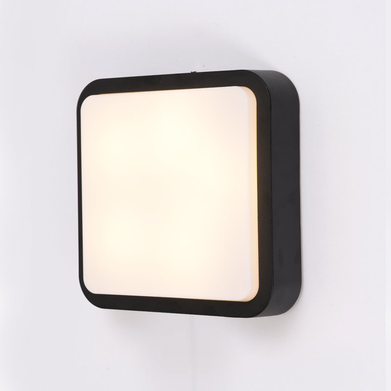 Square damp-proof led wall lamp bulkhead light IP 54 good quality outdoor led wall light