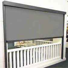 Factory Manufacturer Customized Motorized Smart WIFI Control Outdoor Blackout Light Filtering Windproof Roller Shades