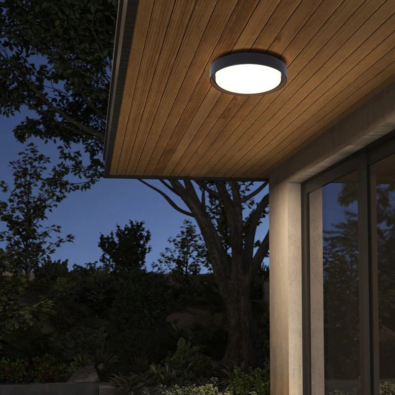 Super Bright Outdoor LED Corridor Lamp Waterproof Insect-Proof Ceiling Balcony Courtyard Pavilion Wall Lights Corridors Gardens