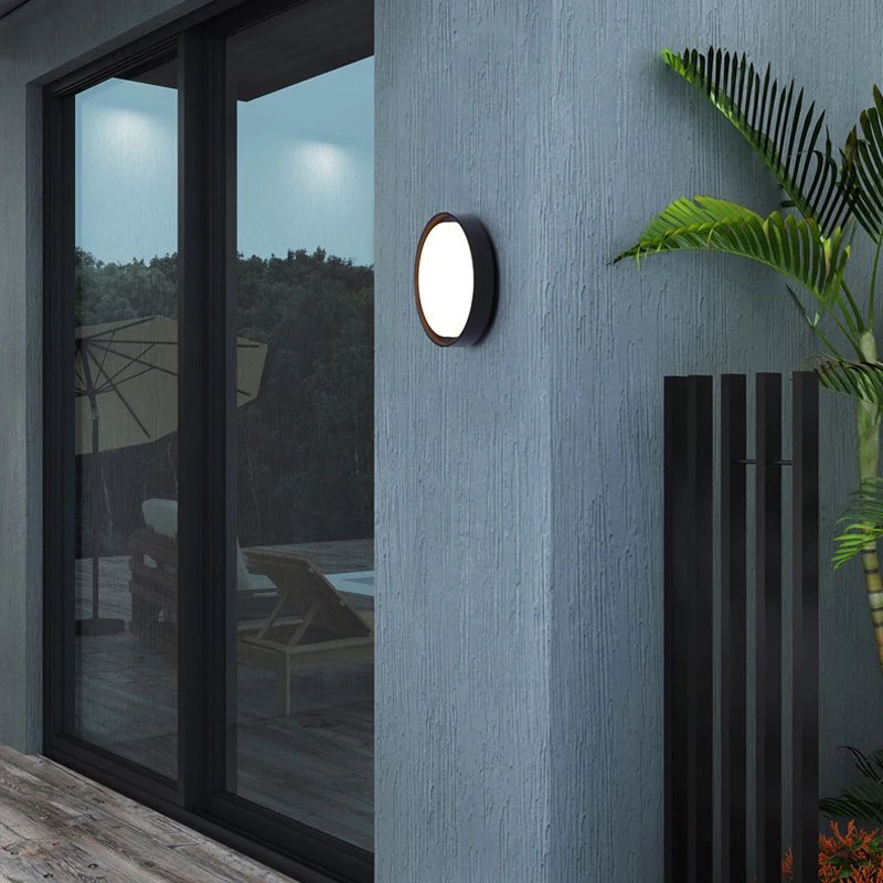 Super Bright Outdoor LED Corridor Lamp Waterproof Insect-Proof Ceiling Balcony Courtyard Pavilion Wall Lights Corridors Gardens