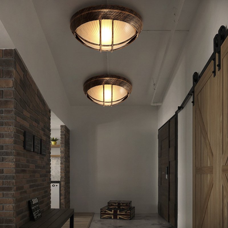 Classical bronze waterproof balcony lights outdoor chandler ceiling light hotel chandelier