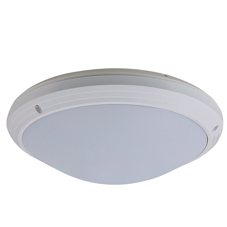 IK10 IP65 Ceiling Mount Bulkhead Oval Round Outdoor LED Ceiling Light with sensor with battery emergency