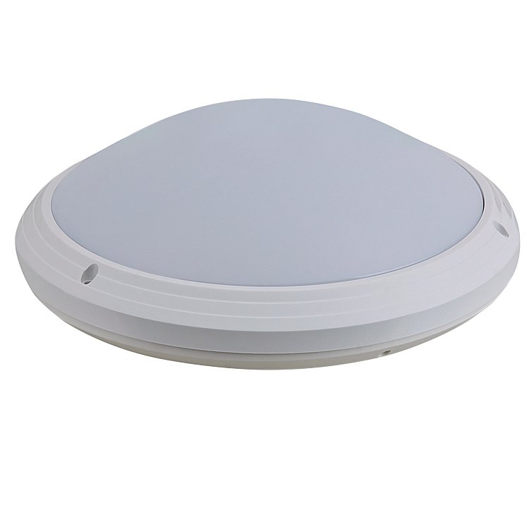 IK10 IP65 Ceiling Mount Bulkhead Oval Round Outdoor LED Ceiling Light with sensor with battery emergency