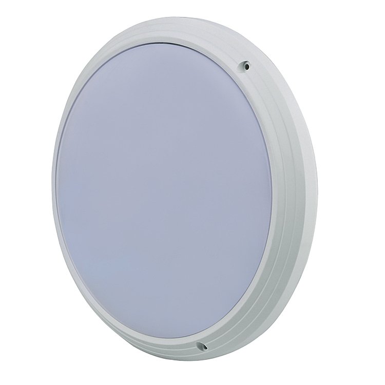 IK10 IP65 Ceiling Mount Bulkhead Oval Round Outdoor LED Ceiling Light with sensor with battery emergency