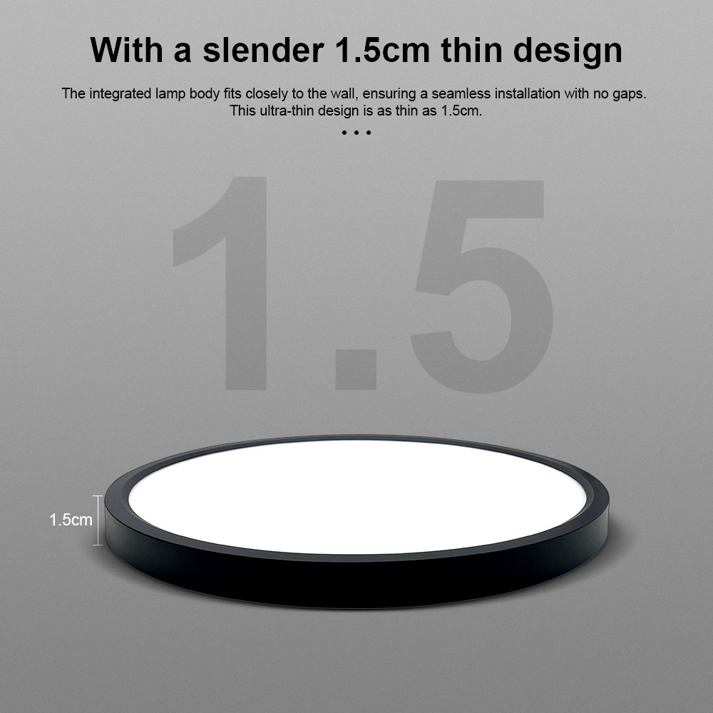 Indoor Lighting Ultra Thin Modern Round 24w 28w 38w 48w Dimming Led Ceiling Light Ied Lamp For Home Bedroom Living Room