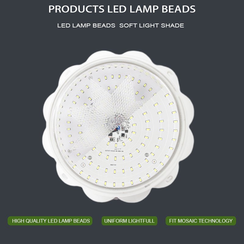Outdoor waterproof household indoor outdoor LED solar lamp 50w -300w IP65 Solar Ceiling Light With Remote Control