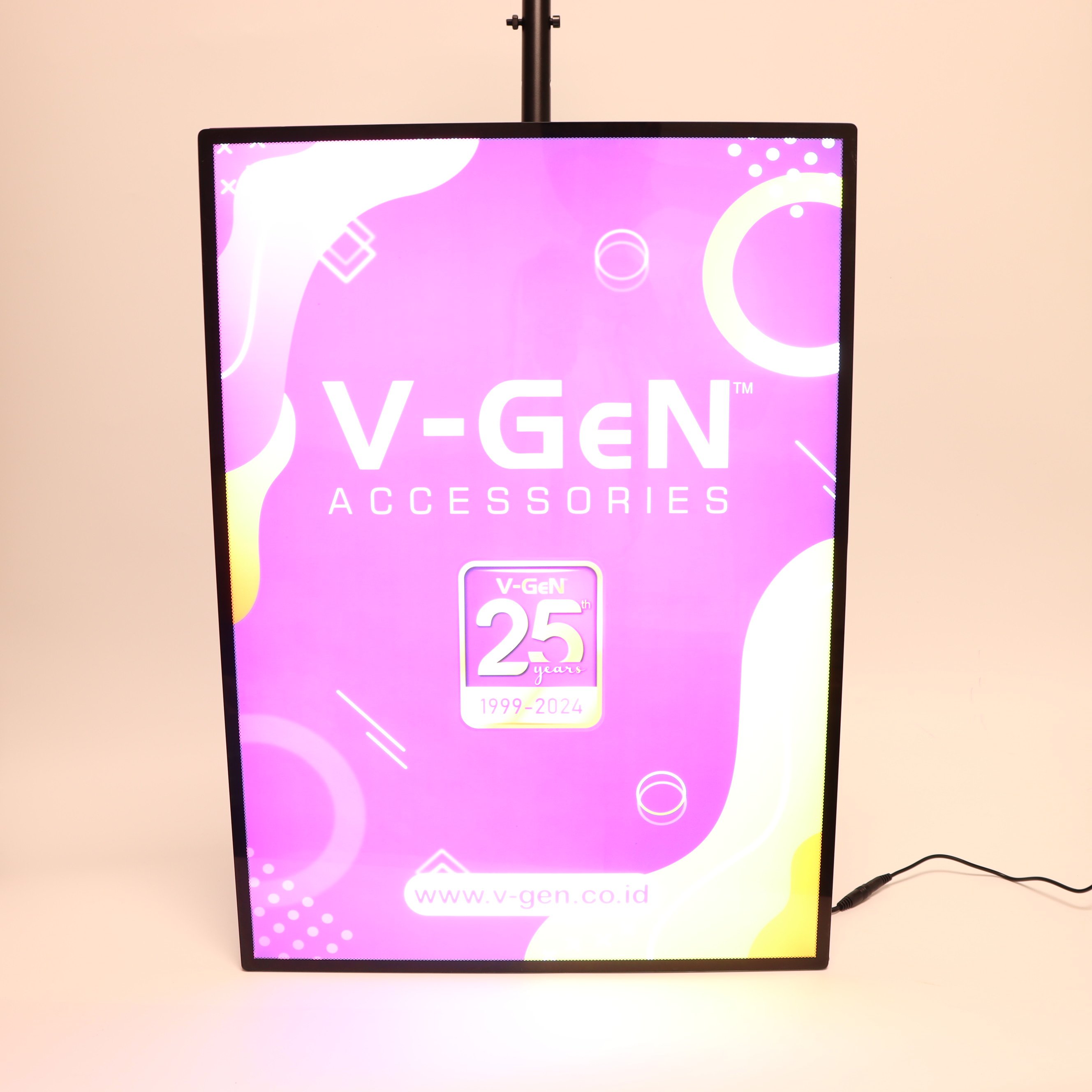 Hanging wall advertising custom ultra-thin light box logo screen custom ultra-thin cinema light box menu board light box 50X70cm