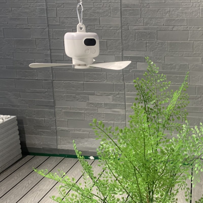 Socket Ceiling Fan With Lights And Remote Control Rechargeable Mini Silent Brushless Motor Ceiling Fan