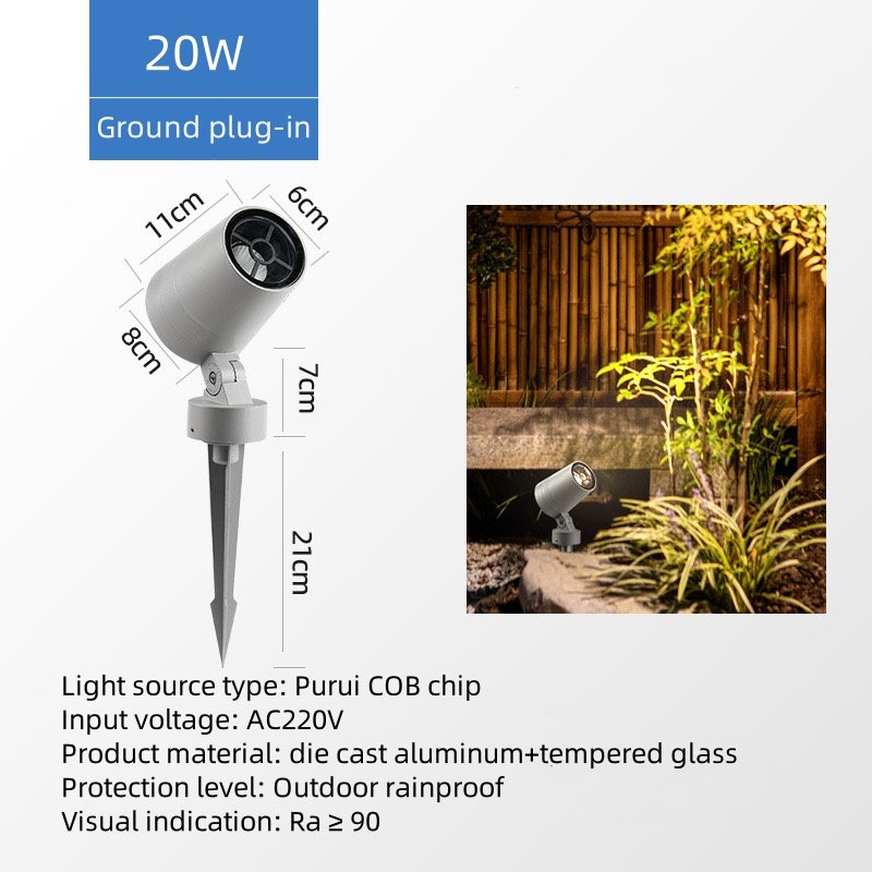 Landscape lights outdoor waterproof lawn lights Rural yard lights Spotlights