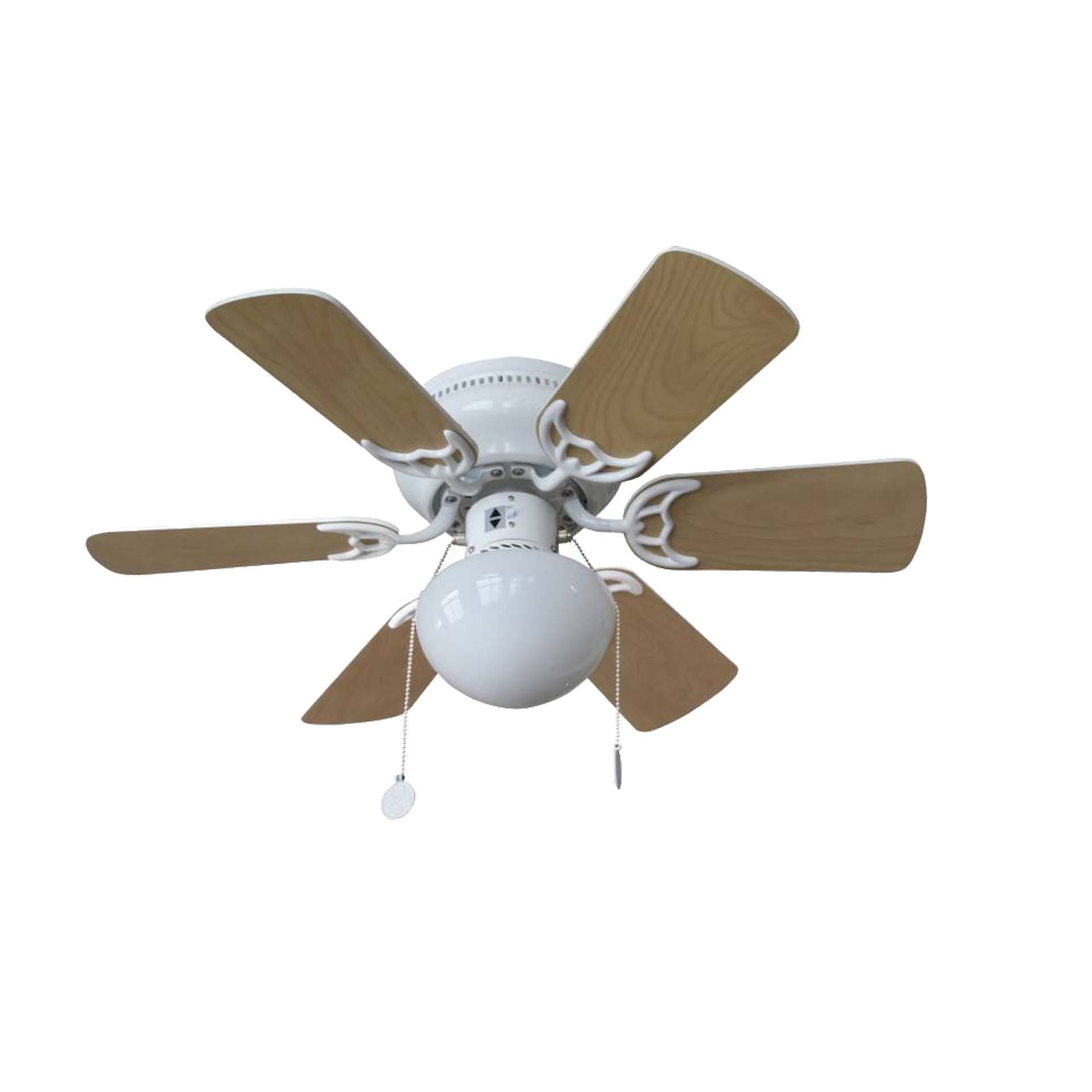 Factory Direct Sale 30 Inch AC DC Motor 6 MDF Blades Decorative Ceiling Fan With Light and Remote Control