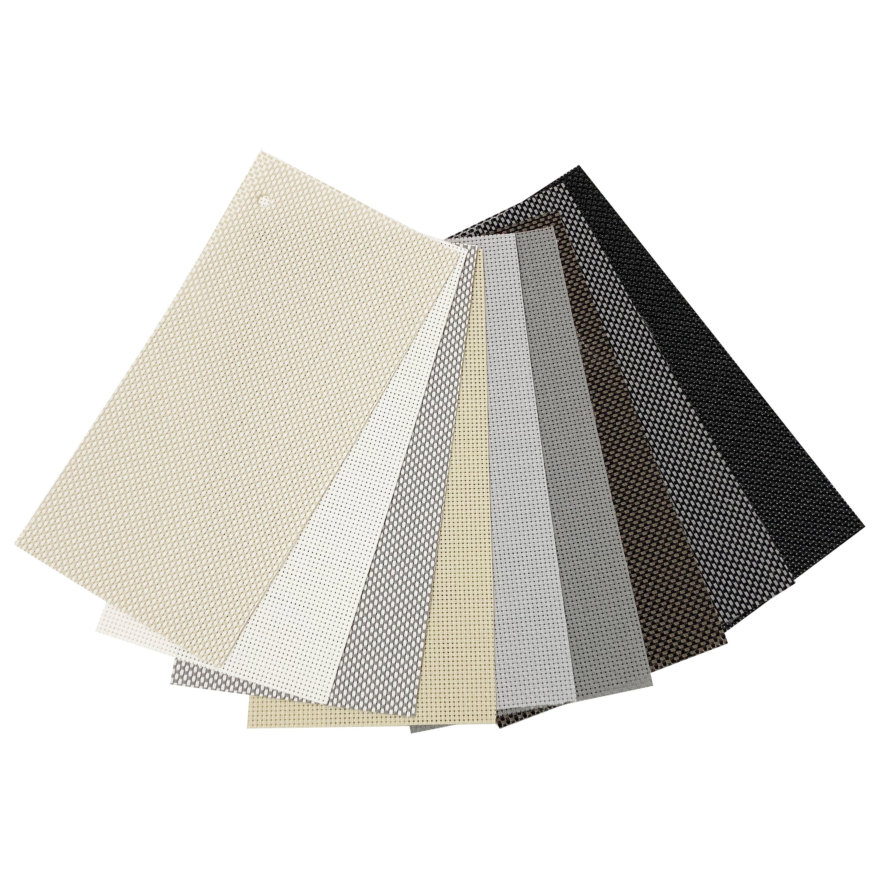 Outdoor waterproof external pvc sun screen window blinds roller shades material fabric for sunscreen blinds