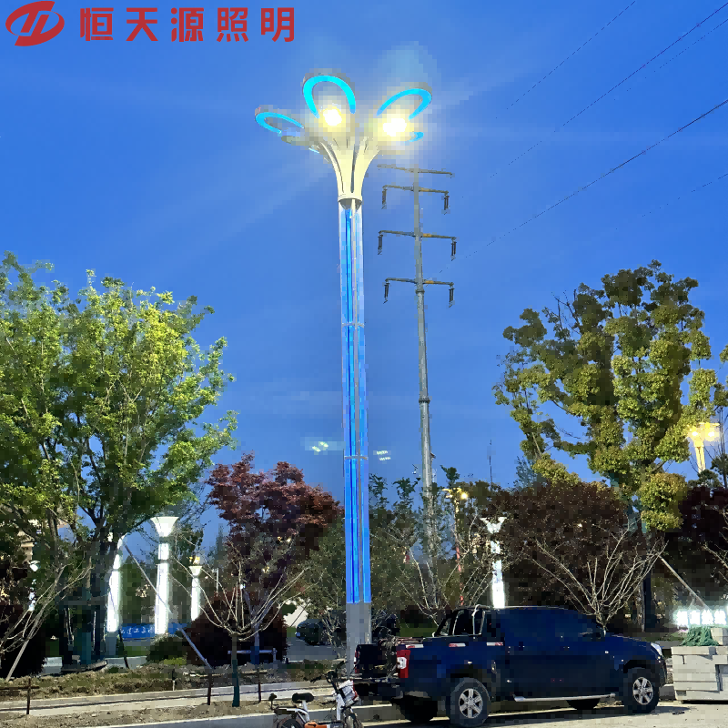 Solar Street Lighting Pole Hot Dip Galvanized Steel Factory Price 3m 6m 8m 10m 12m LED Solar Cell Outdoor 80 IP65 Lit 3 Places