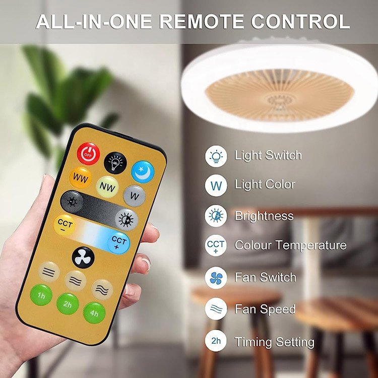 Multifunctional Scented Timing Lighting Ceiling Fan Directional Adjustable E27 Fans LED Bulb 2 in 1 Fan Lighting