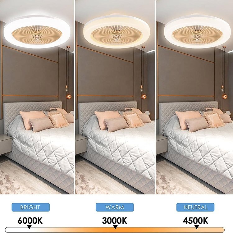 Multifunctional Scented Timing Lighting Ceiling Fan Directional Adjustable E27 Fans LED Bulb 2 in 1 Fan Lighting