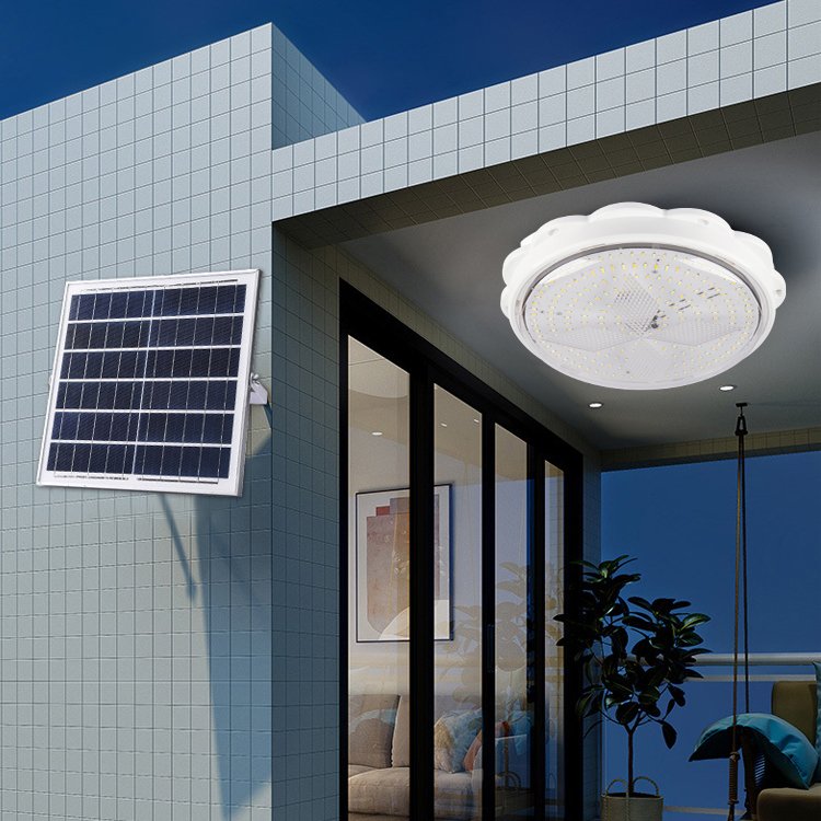 HUAPAI Manufacturer High Quality Waterproof Ip65 Outdoor 40w 60w 100w 200w 300w LED Solar Ceiling Lamp