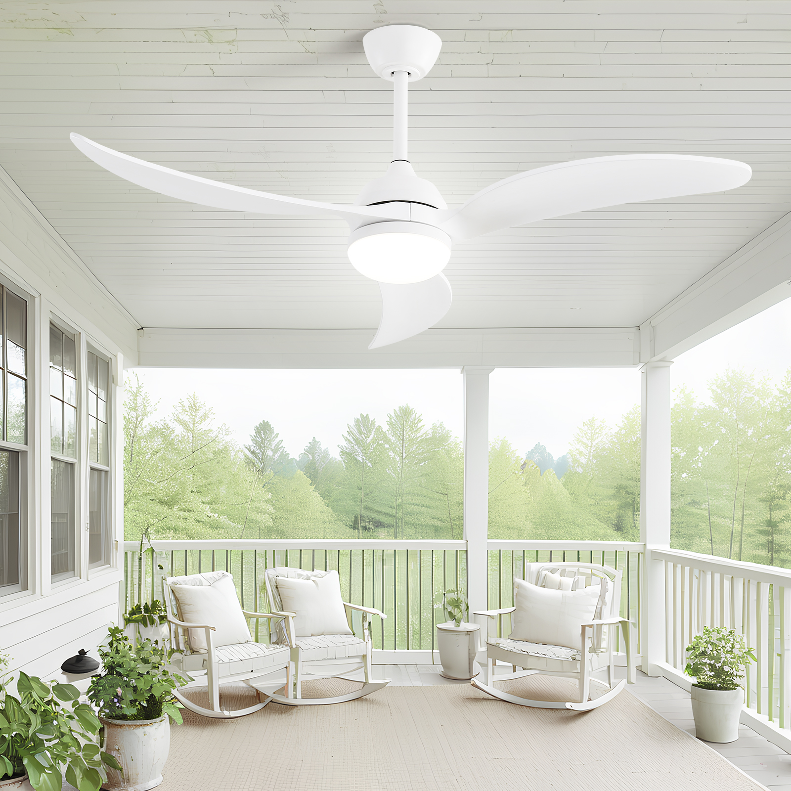 SAA Fan Guangdong Zhongshan Nordic Style Ceiling Fans With Remotr Modern Silent Ceiling Fan Light
