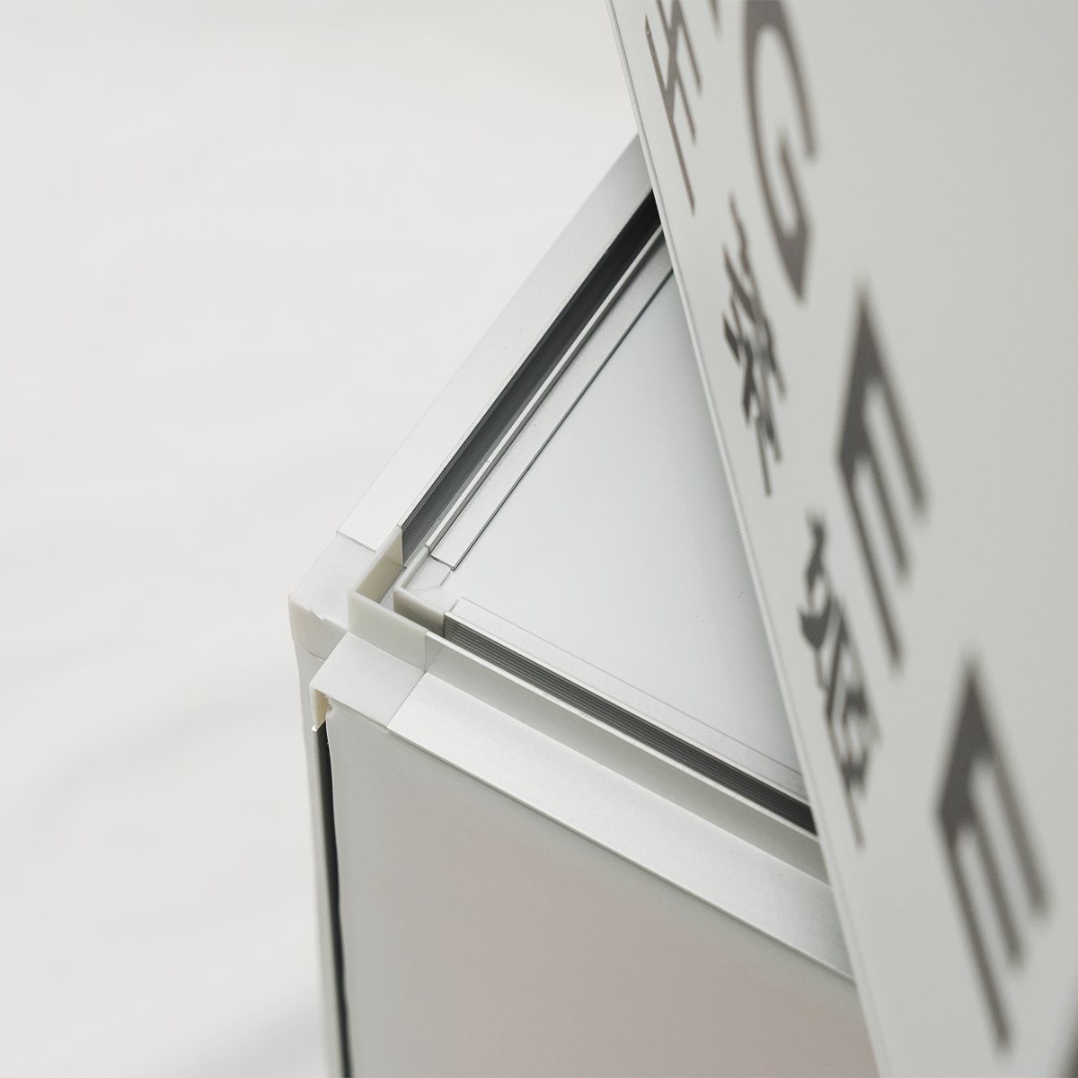 Led Soft Film UV Advertising Light Box 4-sided Rotating Cube Light Box Outdoor Display