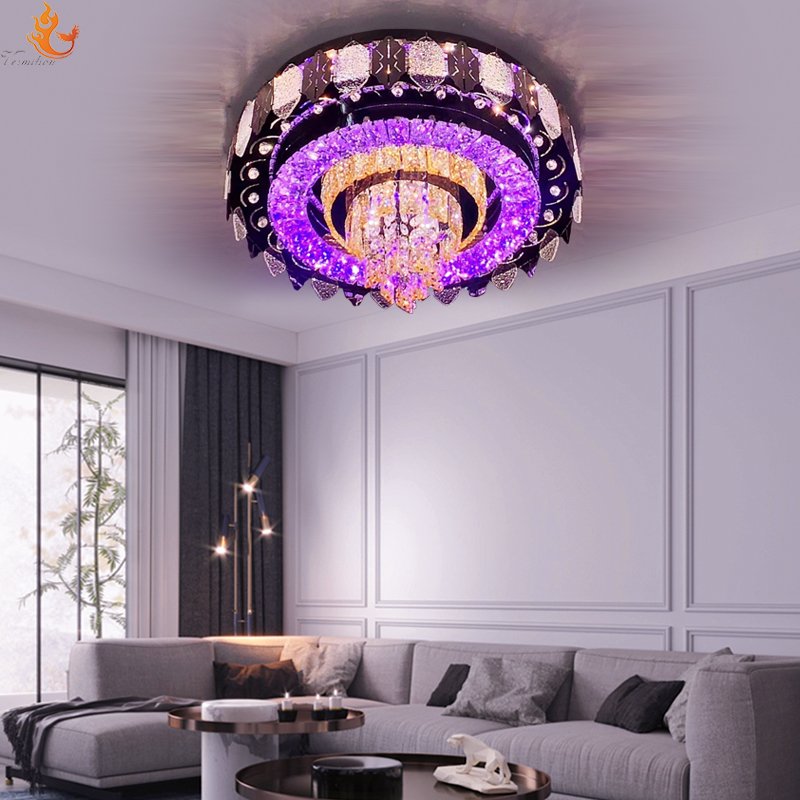 Hot Sell Modern Luxury Restaurant Outdoor Indoor Home Decoration Crystal Ceiling Lamps Led Ceiling Lighting