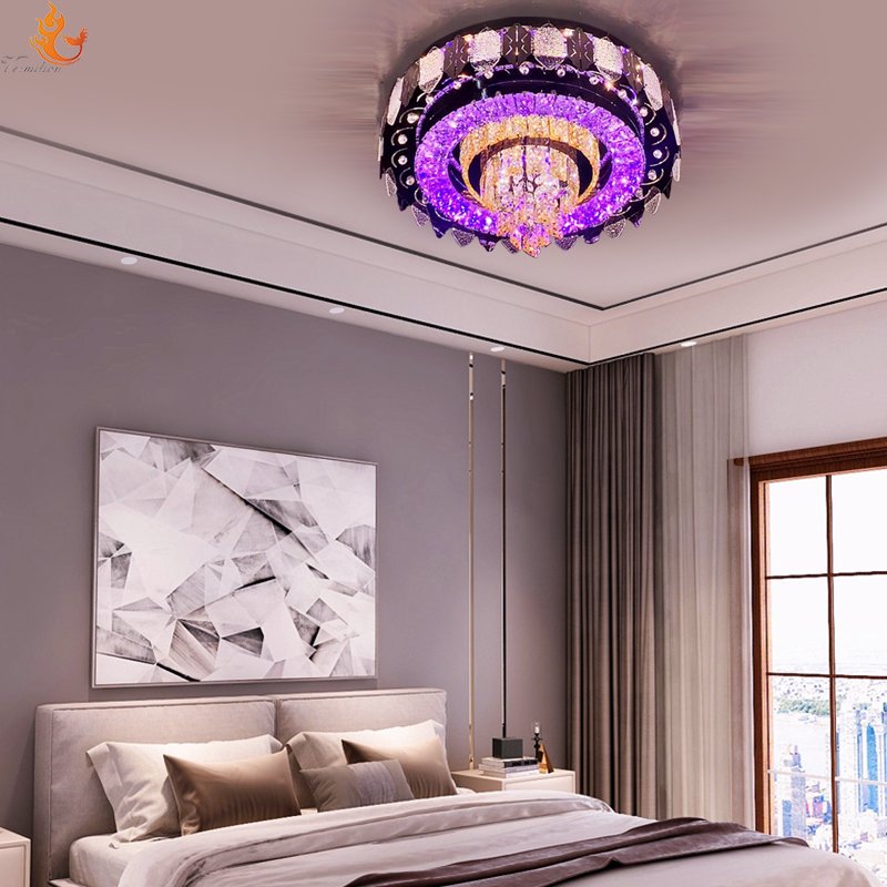 Hot Sell Modern Luxury Restaurant Outdoor Indoor Home Decoration Crystal Ceiling Lamps Led Ceiling Lighting