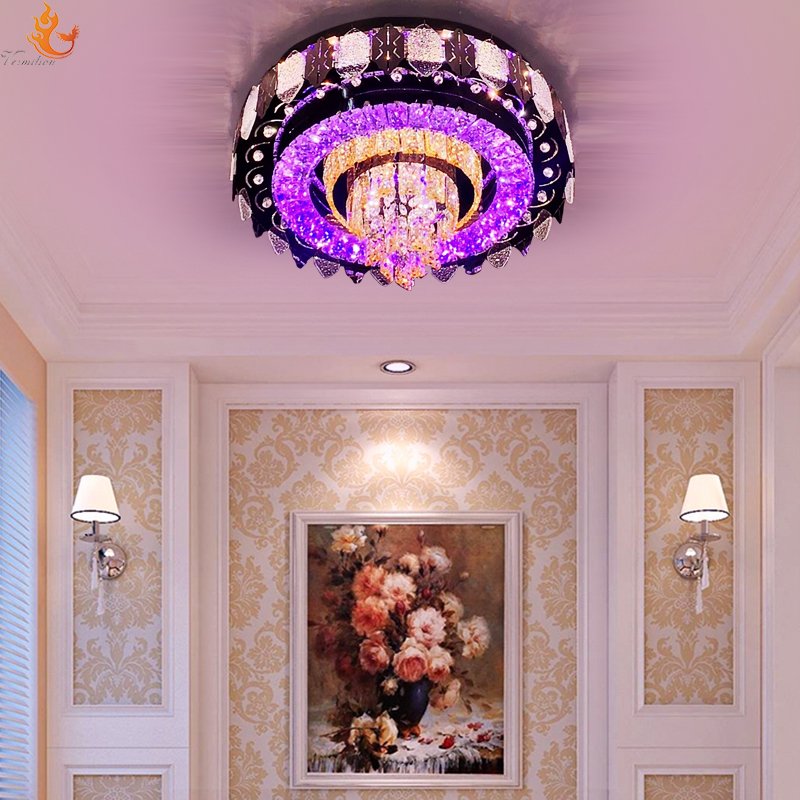 Hot Sell Modern Luxury Restaurant Outdoor Indoor Home Decoration Crystal Ceiling Lamps Led Ceiling Lighting