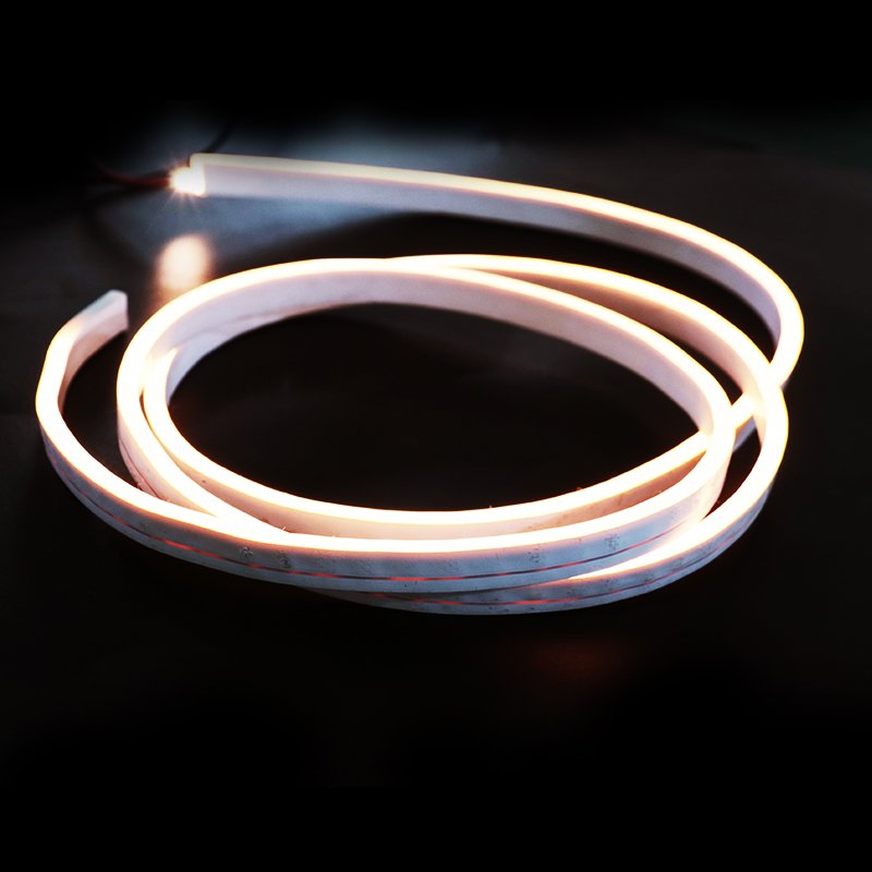 4*10MM MONO color pvc waterproof ip68 led flexible smart solar neon rope ceiling light stick