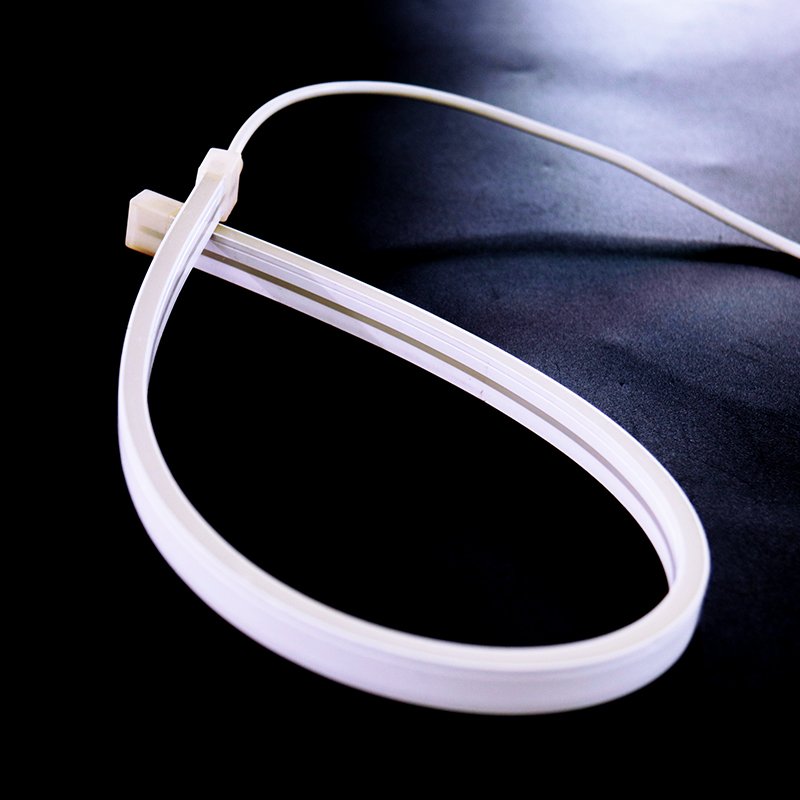 4*10MM MONO color pvc waterproof ip68 led flexible smart solar neon rope ceiling light stick