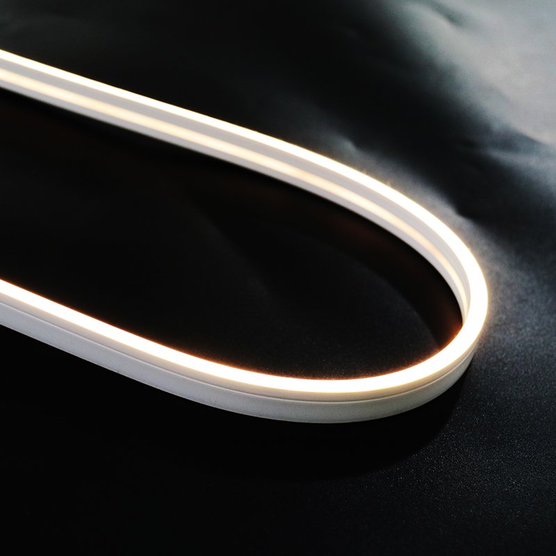 4*10MM MONO color pvc waterproof ip68 led flexible smart solar neon rope ceiling light stick