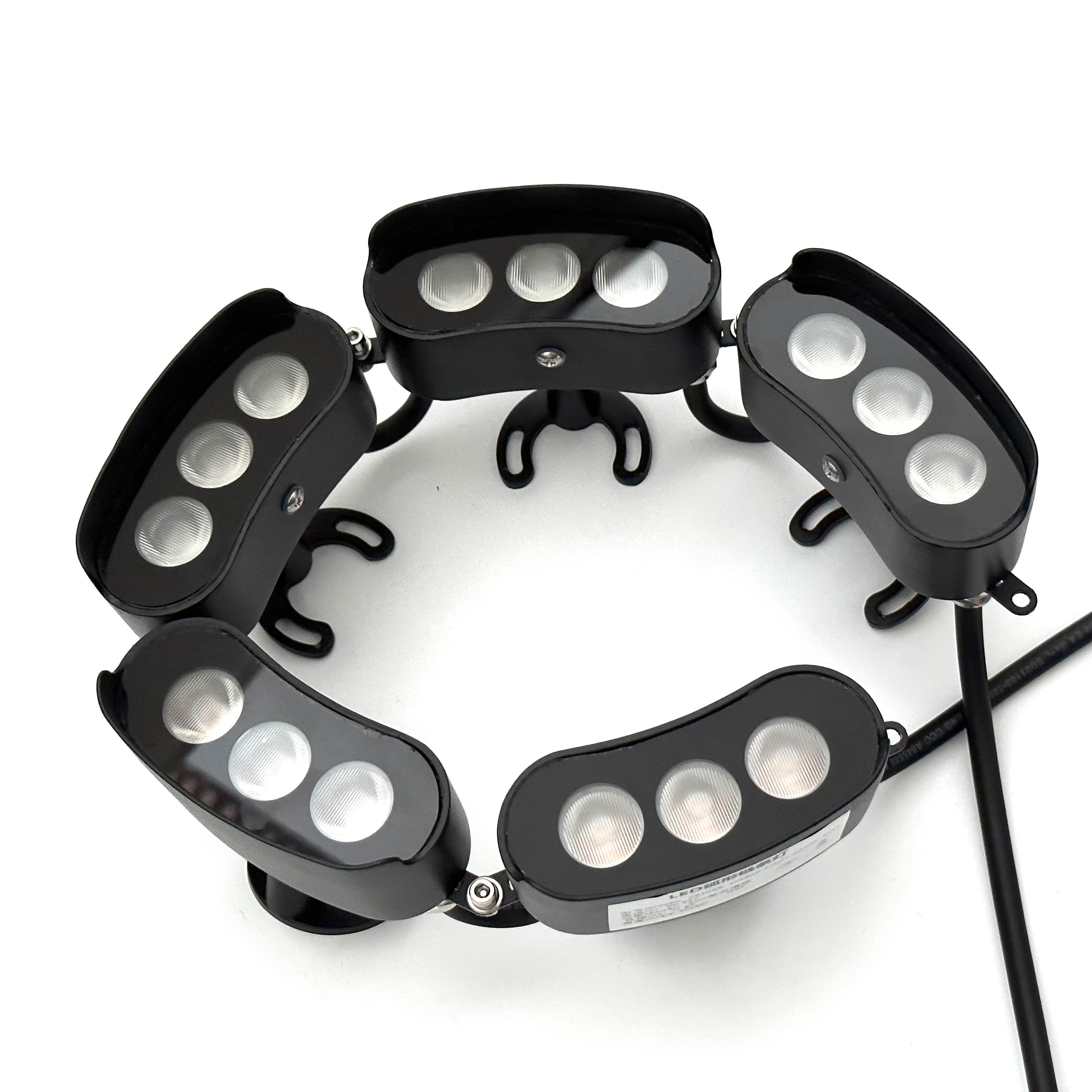 Outdoor Garden Ip65 Waterproof RGB Tree Hoop Lamps Landscape Post Lamp Led Tree Holding Light Wall Washer Light
