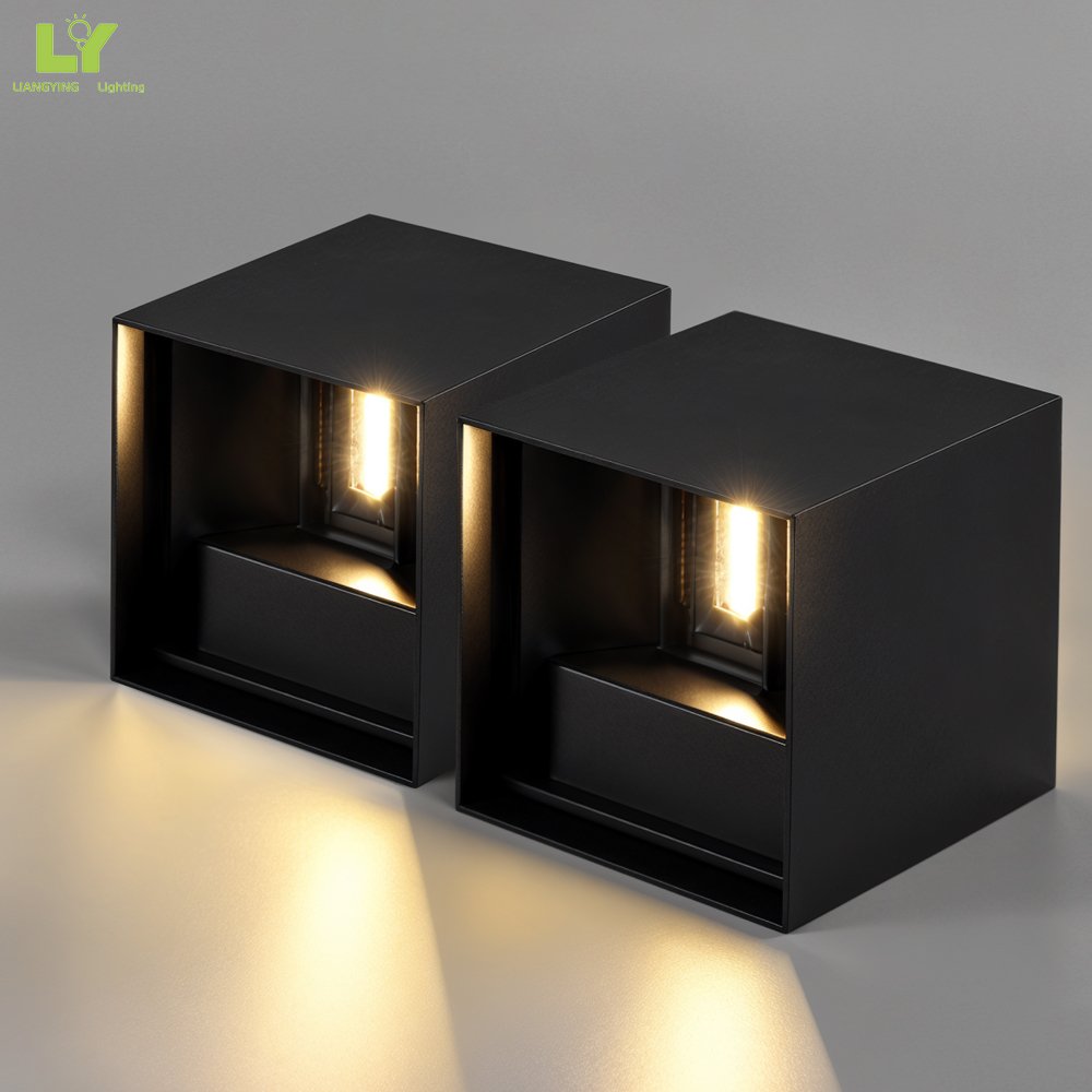 Scandinavian Goldan Outdoor White Emergency Led Wall Washer Light And Ceiling Set