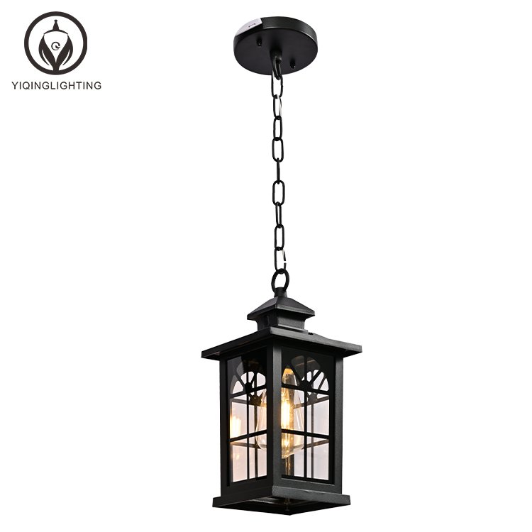 Indoor Outdoor Antique Industrial Style Chandelier High Quality Balcony Living Room Waterproof Luxury Pendant Lights