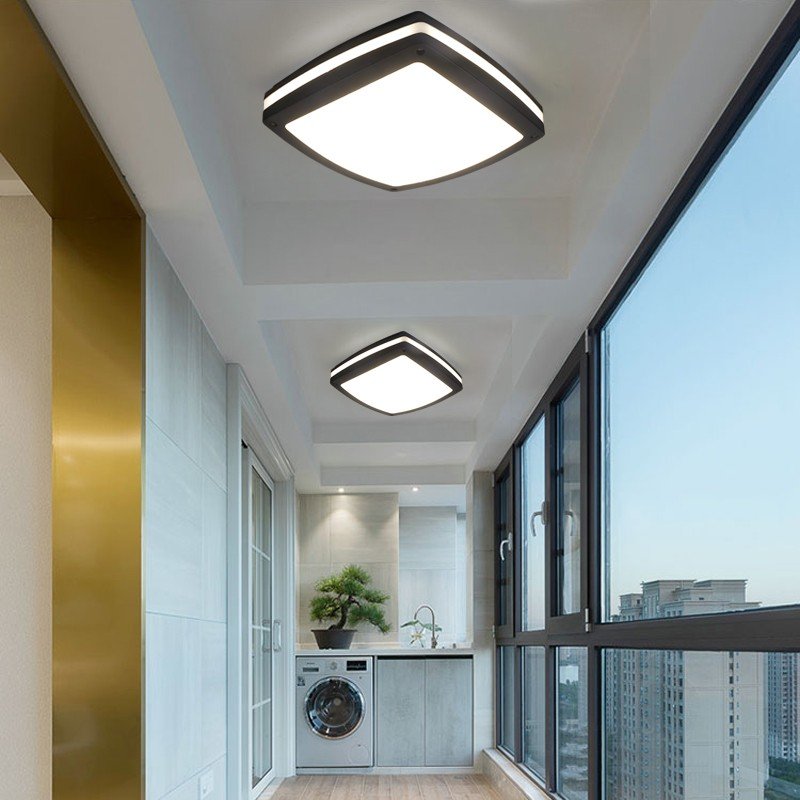 Modern sky lantern Outdoor Waterproof LED motion sensor indoor outdoor simple door balcony overhead Light